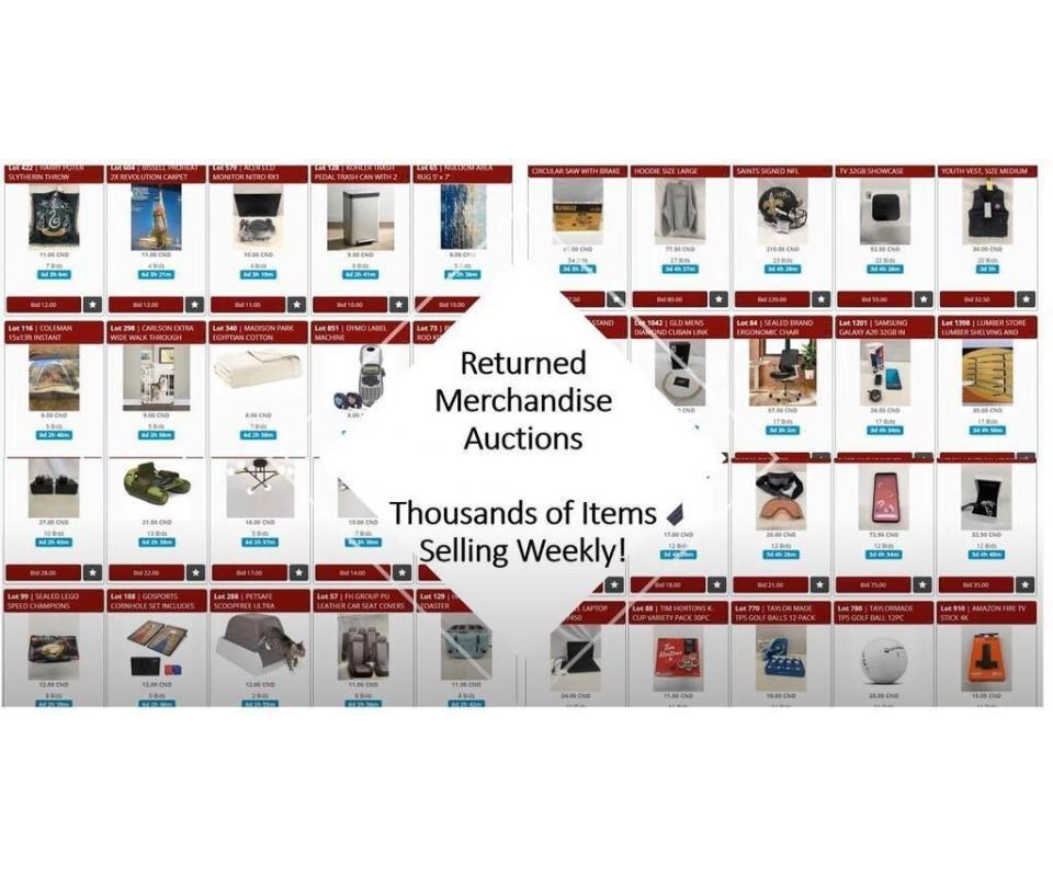 Online Returned Merchandise Closes Aug 21