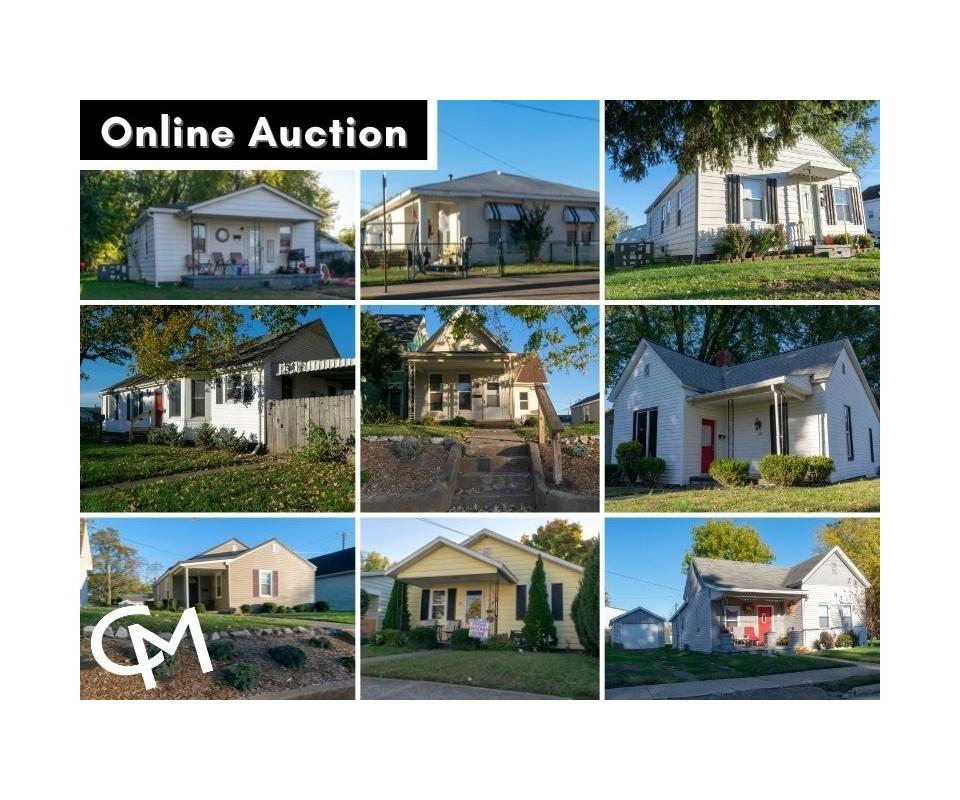 9 Residential Properties Online Real Estate Auction Henderson, KY