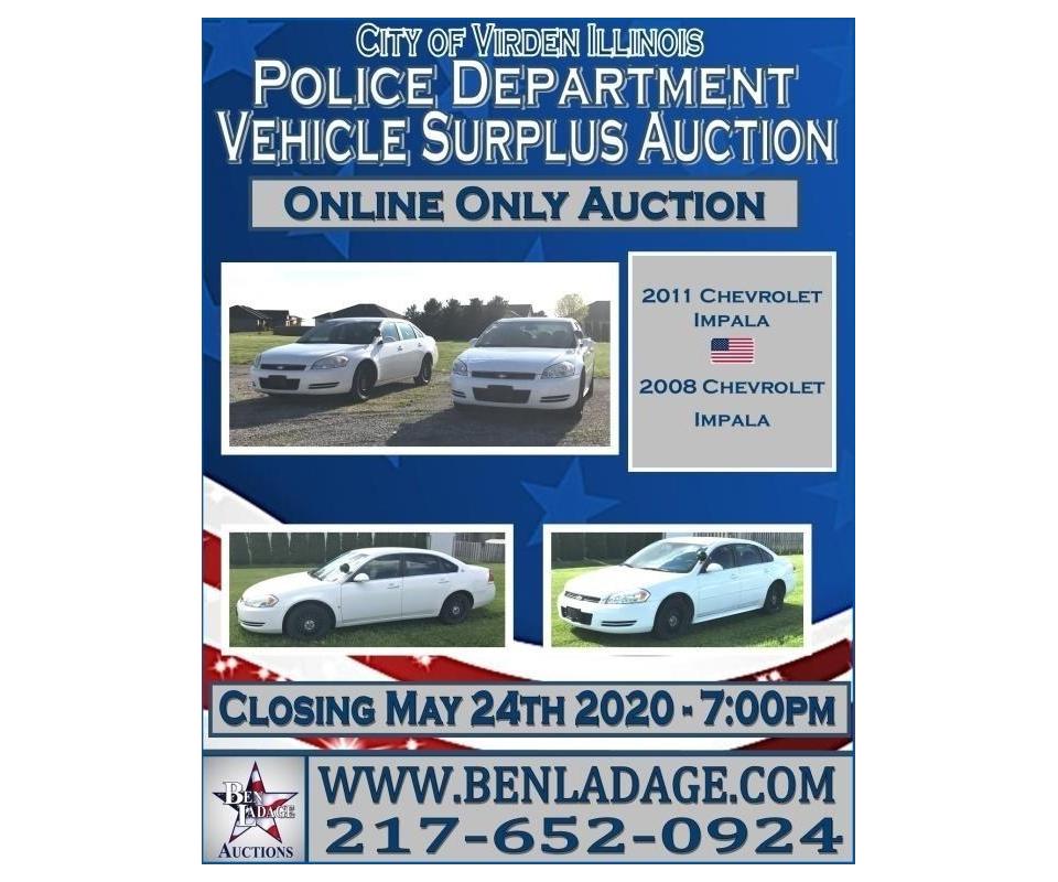 City of Virden Police Department Vehicle Surplus