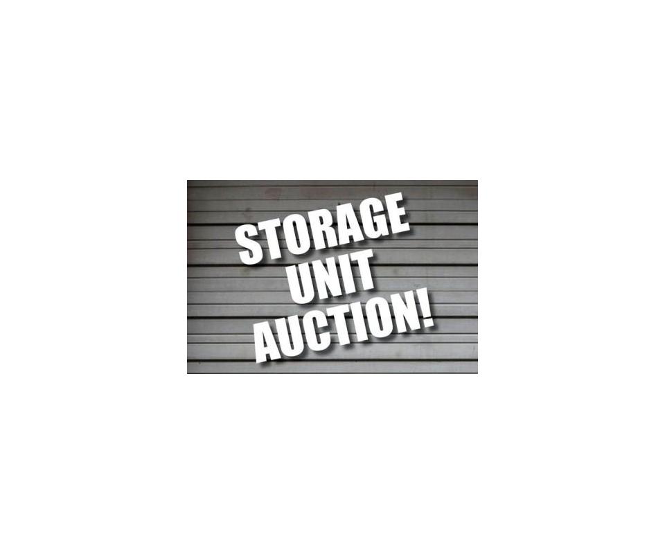"LIVE" STORAGE LOCKER AUCTION FRIDAY, JUNE 8TH 1PM
