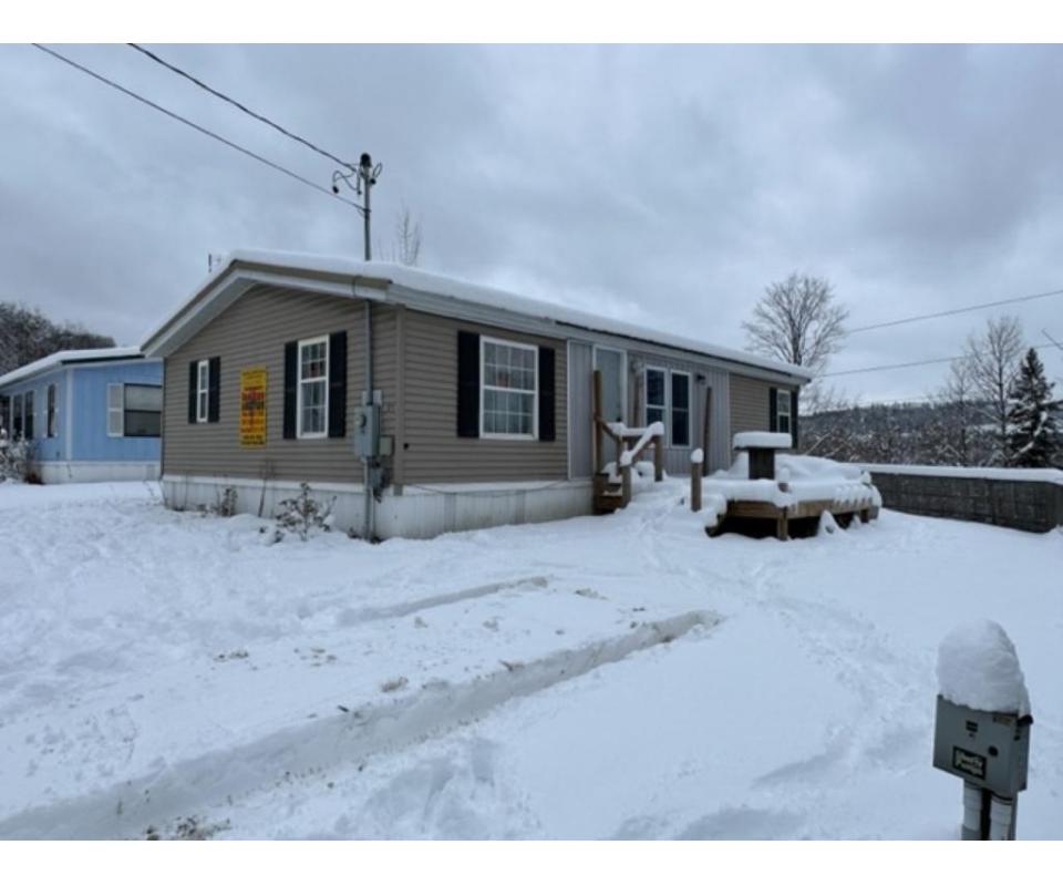 Foreclosure 3BR/2BA Barre Doublewide MFG. Home on 0.14 Acres