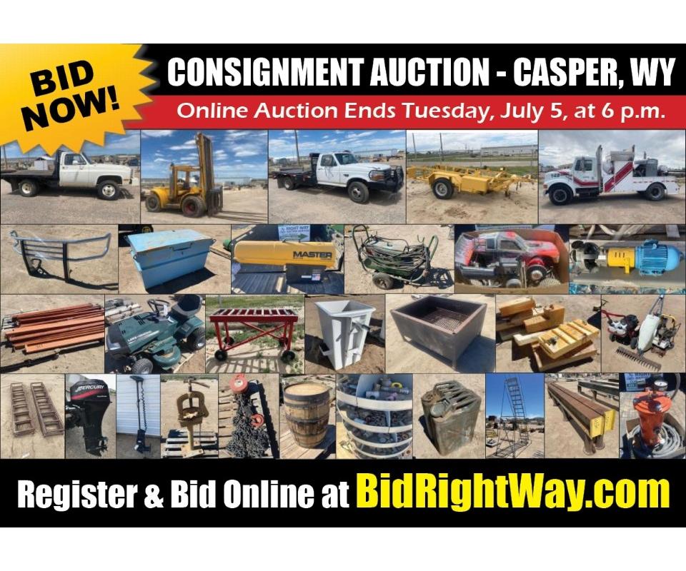 Casper WY Consignment Auction Ends July 5 Trucks, Trailers, Forklift