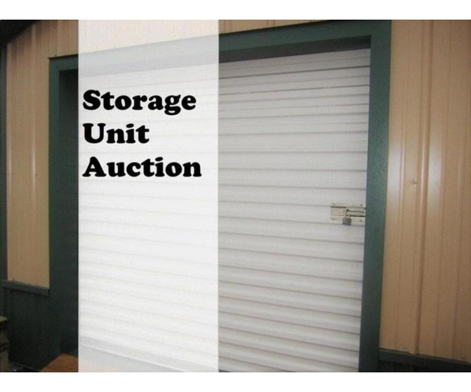 ONLINE AUCTION OF STORAGE UNIT CONTENTS