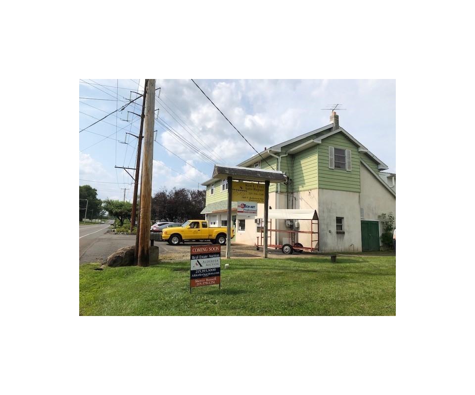 Commercial Real Estate Frey Auto Repair Shop, Quakertown PA