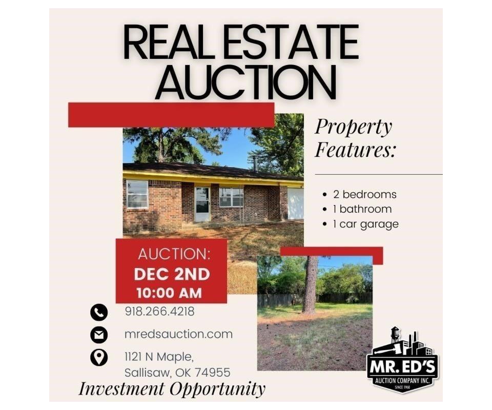 SALLISAW REAL ESTATE AUCTION