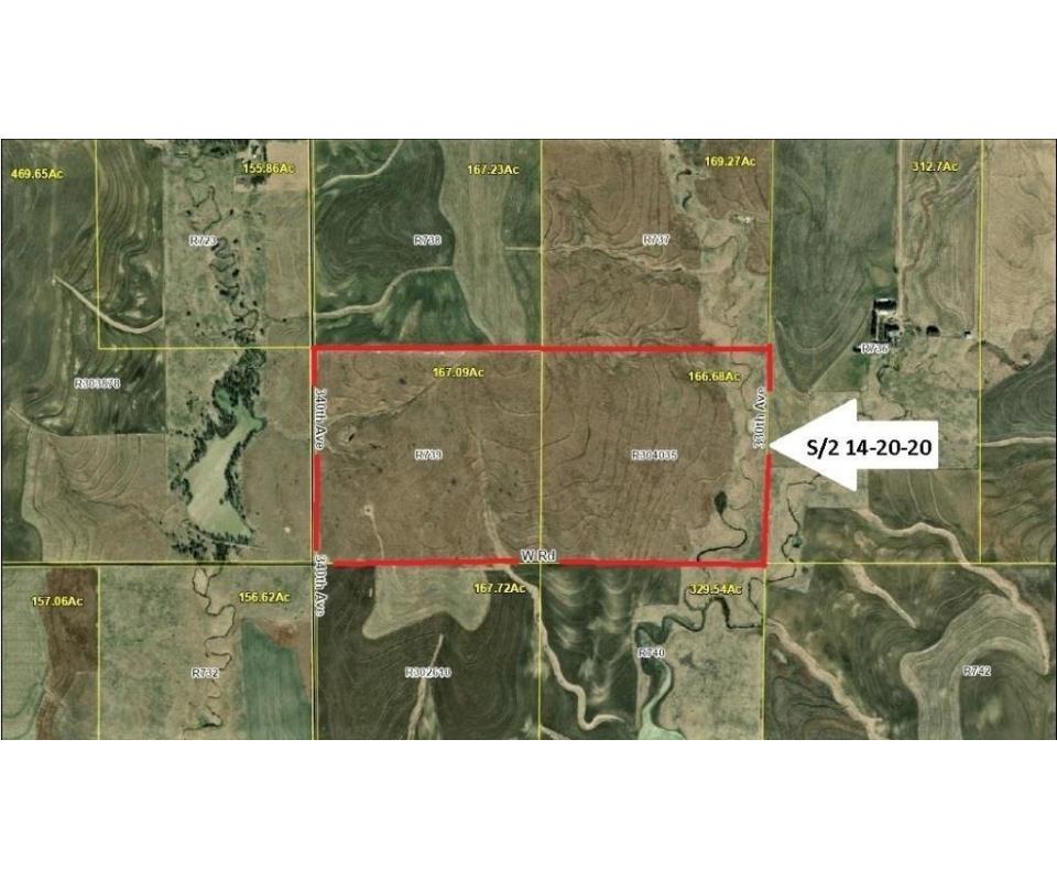Pawnee County KS 333 Acres m/l