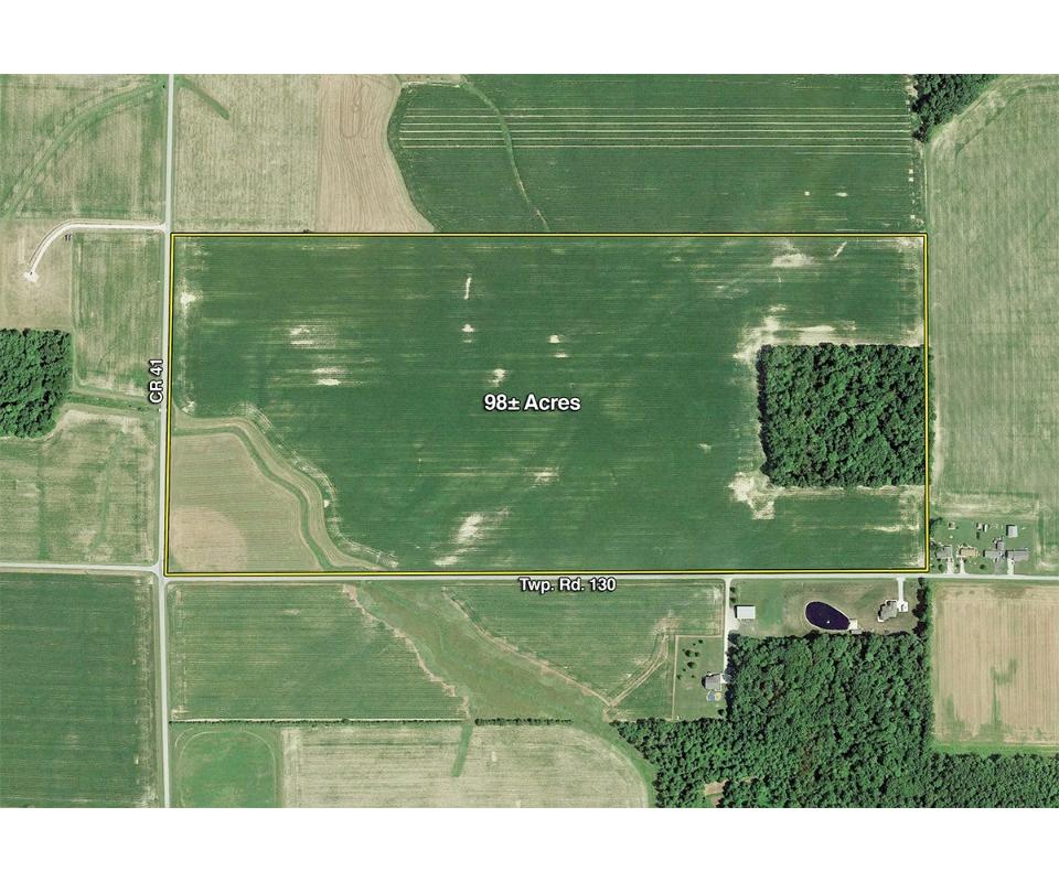 Ohio Land Auction 98 Acres Selling in 1 Tract