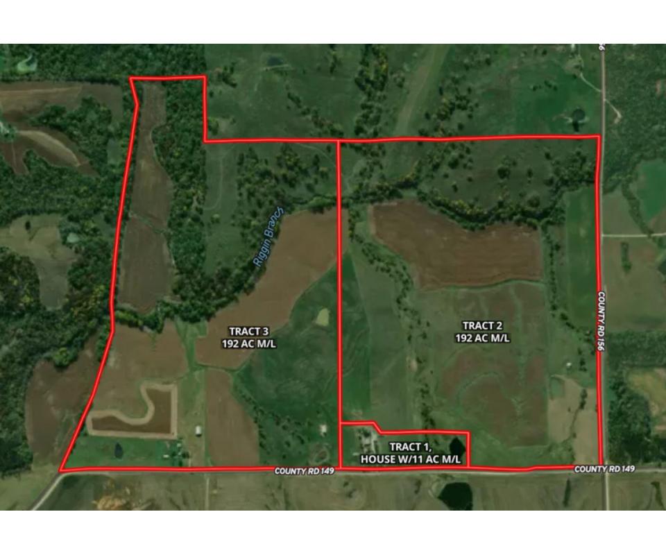 Kessler Family Trust Land Auction, 395 ac +/ House and multiple