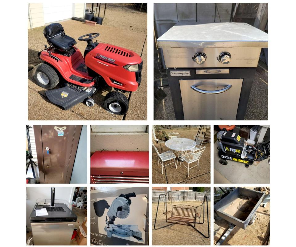 Rossville gun safe, Kegerator, Christmas, tons of tools and lawn items