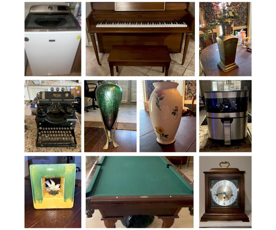 Cordova Estate Pool Table, Glassware, Furniture, and more
