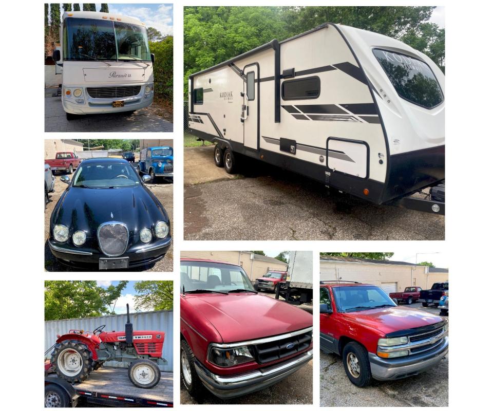 Consignment Auction Camper, Motorhome, Jaguar and more!