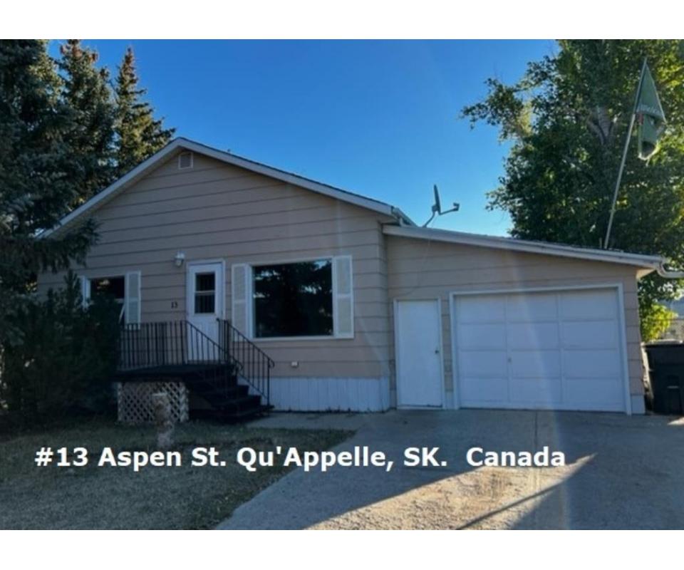 Online Real Estate Auction, Qu'Appelle, SK Nov. 22, 2022