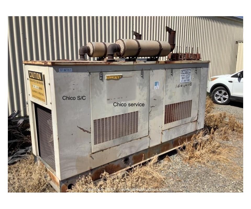 Online Auction of Generators, Transfer Switches, and More in Northern California