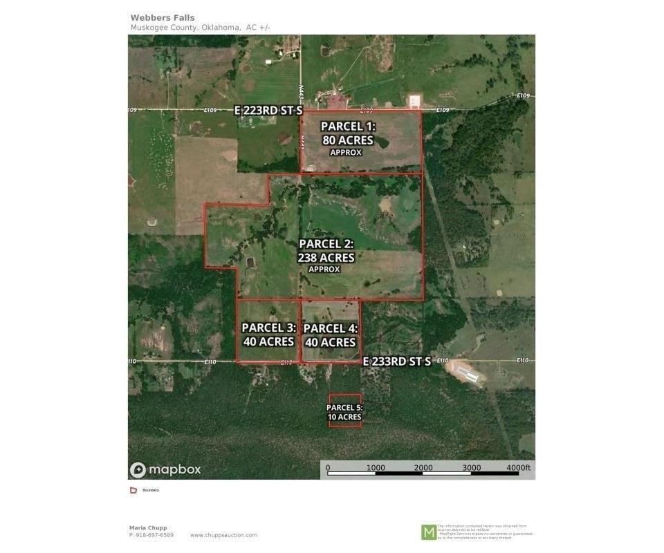 April 13 bers Falls Land Auction