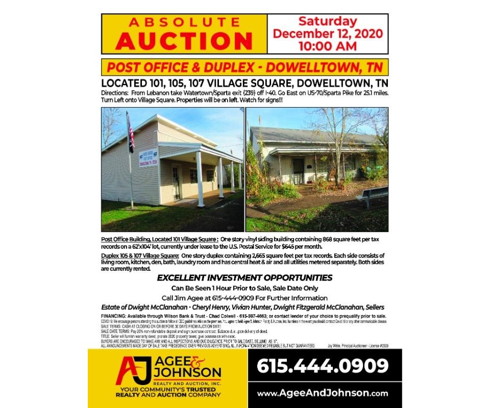 2 Rental Properties Dowelltown TN