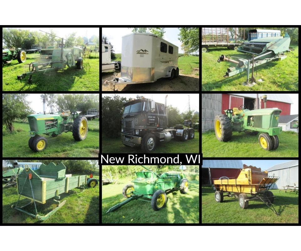 Horse Drawn Equipment, Horse Tack, John Deere Tractors and Haying Equipment