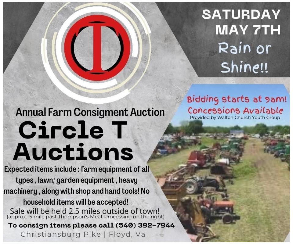 Annual Spring Farm Consignment Auction