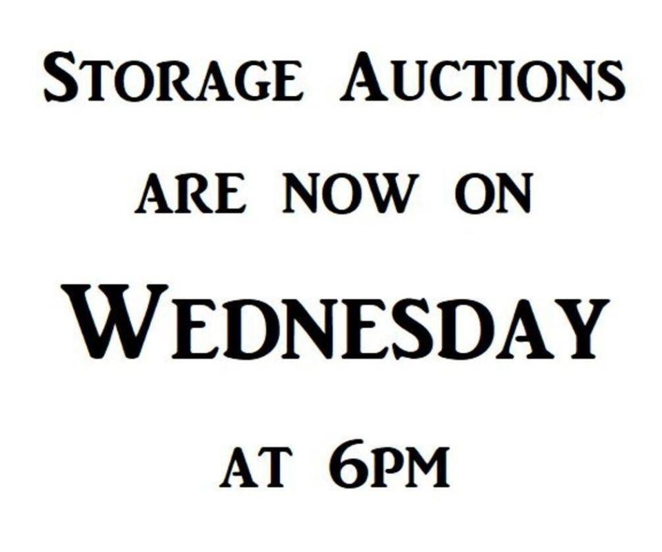Lemoore Master Storage Auction October 12, 2022