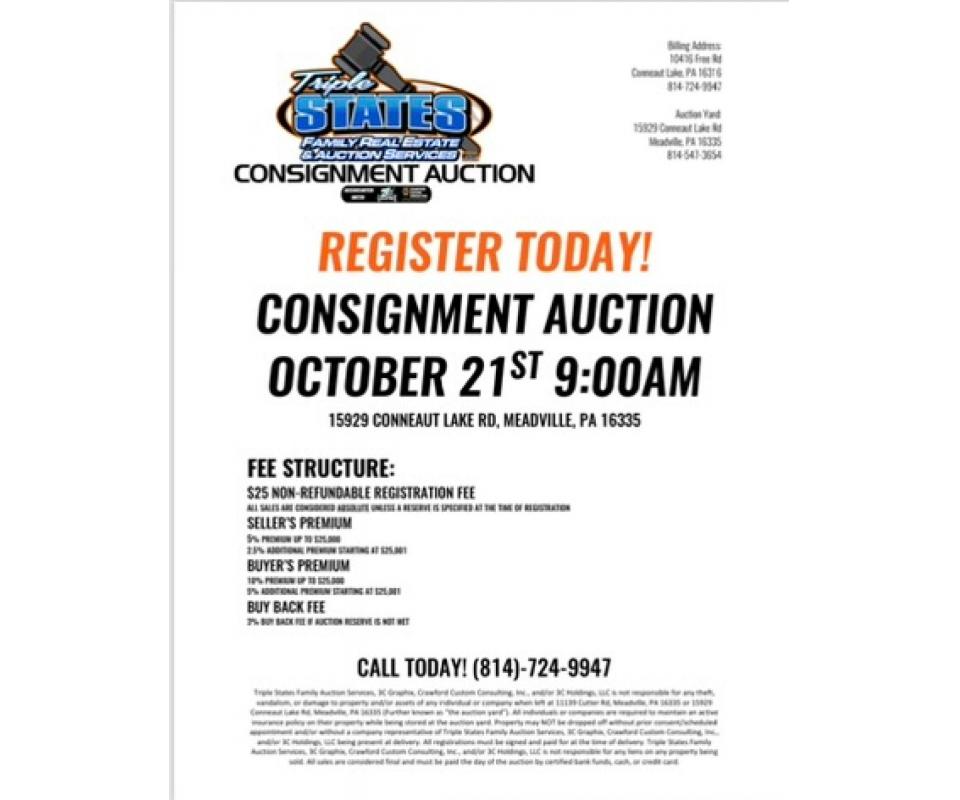 EQUIPMENT / POWER SPORTS ETC.. CONSIGNMENT AUCTION