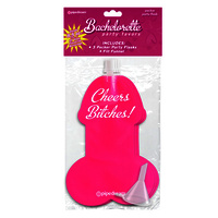 3 pack Pecker Party Flasks