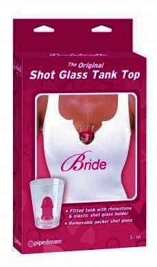 Bride shot glass tank top s/m