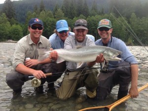 Fishing on the Upper Pitt River
