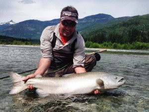 Fishing on the Upper Pitt River
