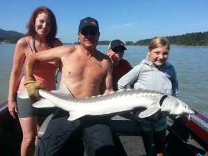 Maria's First Sturgeon!
