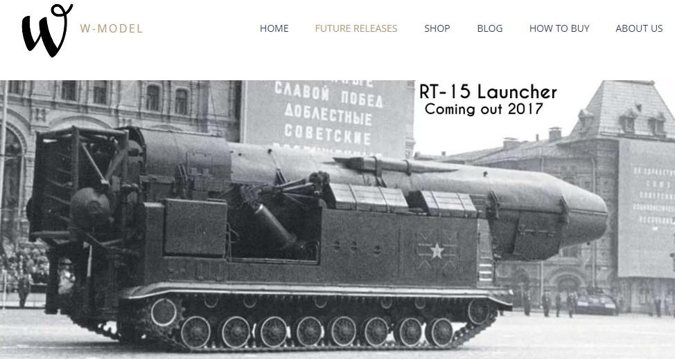 W-MODEL 1/72 РТ-15 на пусковой установке 15У59 (#???) - Другие - форум ...