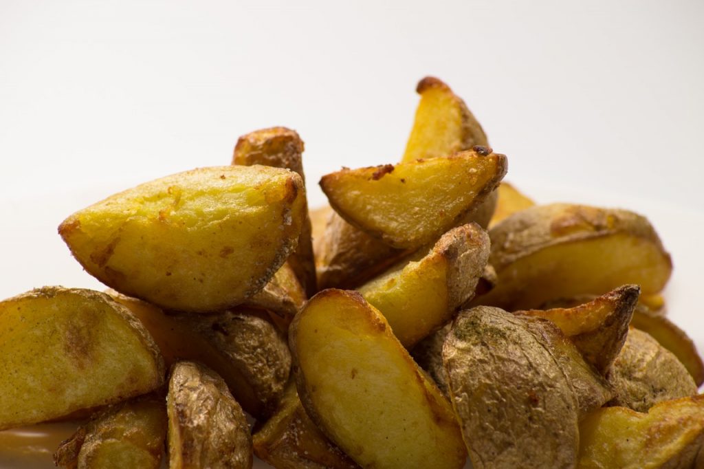 High levels of salt, potato