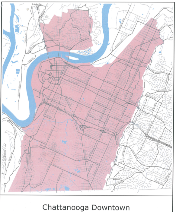 possible-Chattanooga-short-term-rental-map