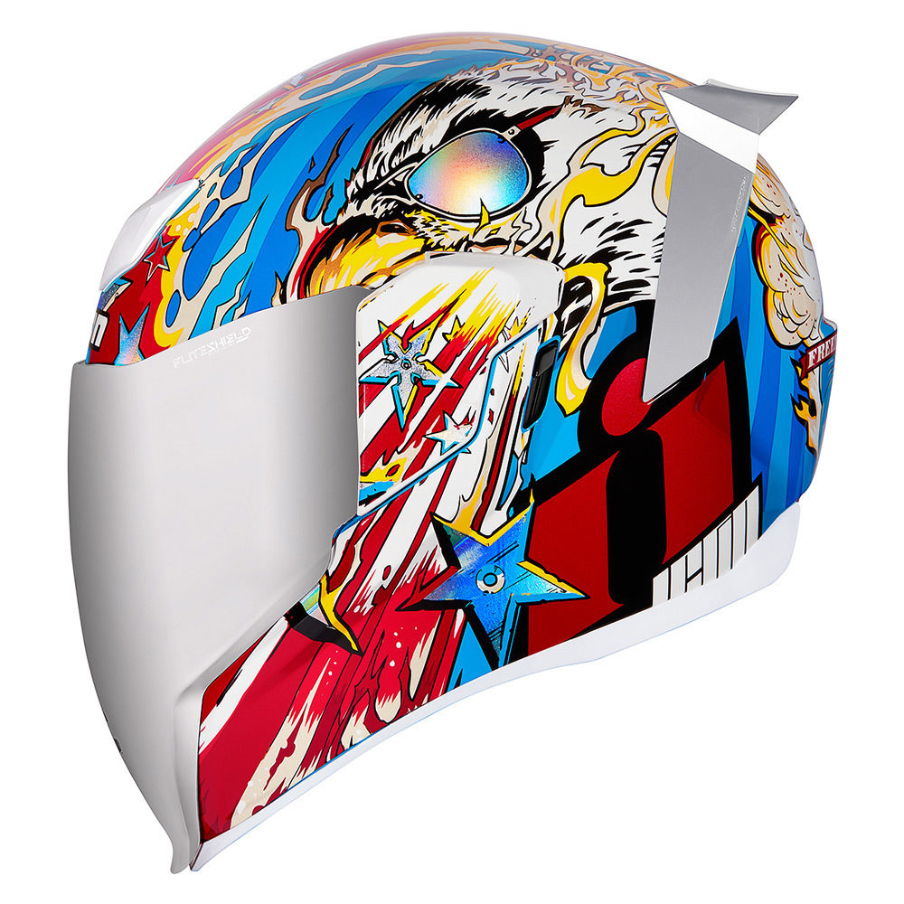 Icon Airflite Freedom Spitter Glory Motorcycle Riding Street Racing Helmet