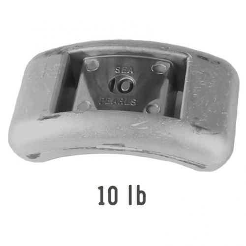 Uncoated Lace Through Lead Weight