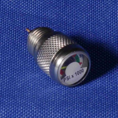 Spare Air Pressure Button Gauge