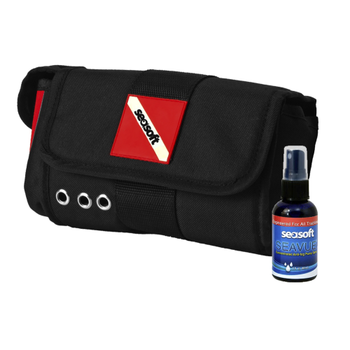 SEASOFT MASK BAG W/ 2 OZ SEAVUE DEFOG