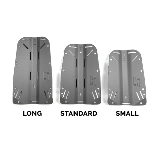 Stainless Steel Backplate IST Dolphin Tech BP-3 Stainless Steel Back Plate For Technical Scuba Diving Dive Buoyancy Compensator Plate
