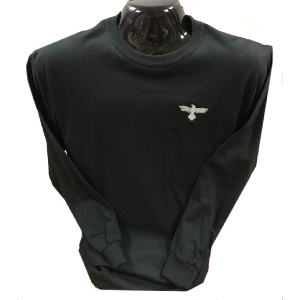 Embroidered Logo Long Sleeve Shirt