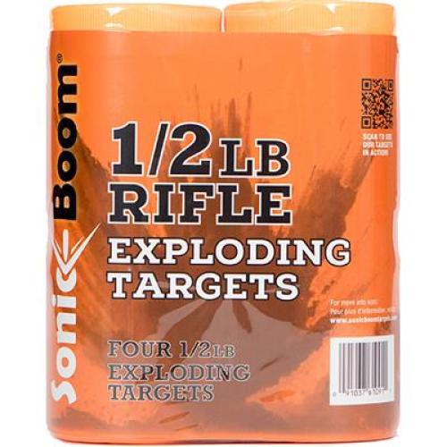 SONIC BOOM EXPLODING RIFLE TARGETS 1/2 LB. 4 PK