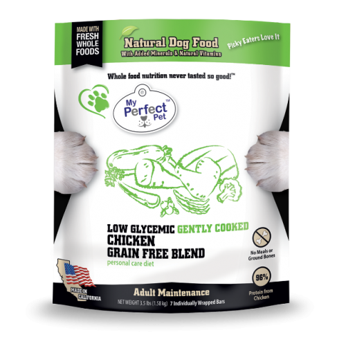 My Perfect Pet Gently Cooked Frozen Dog Food Low Glycemic Blends