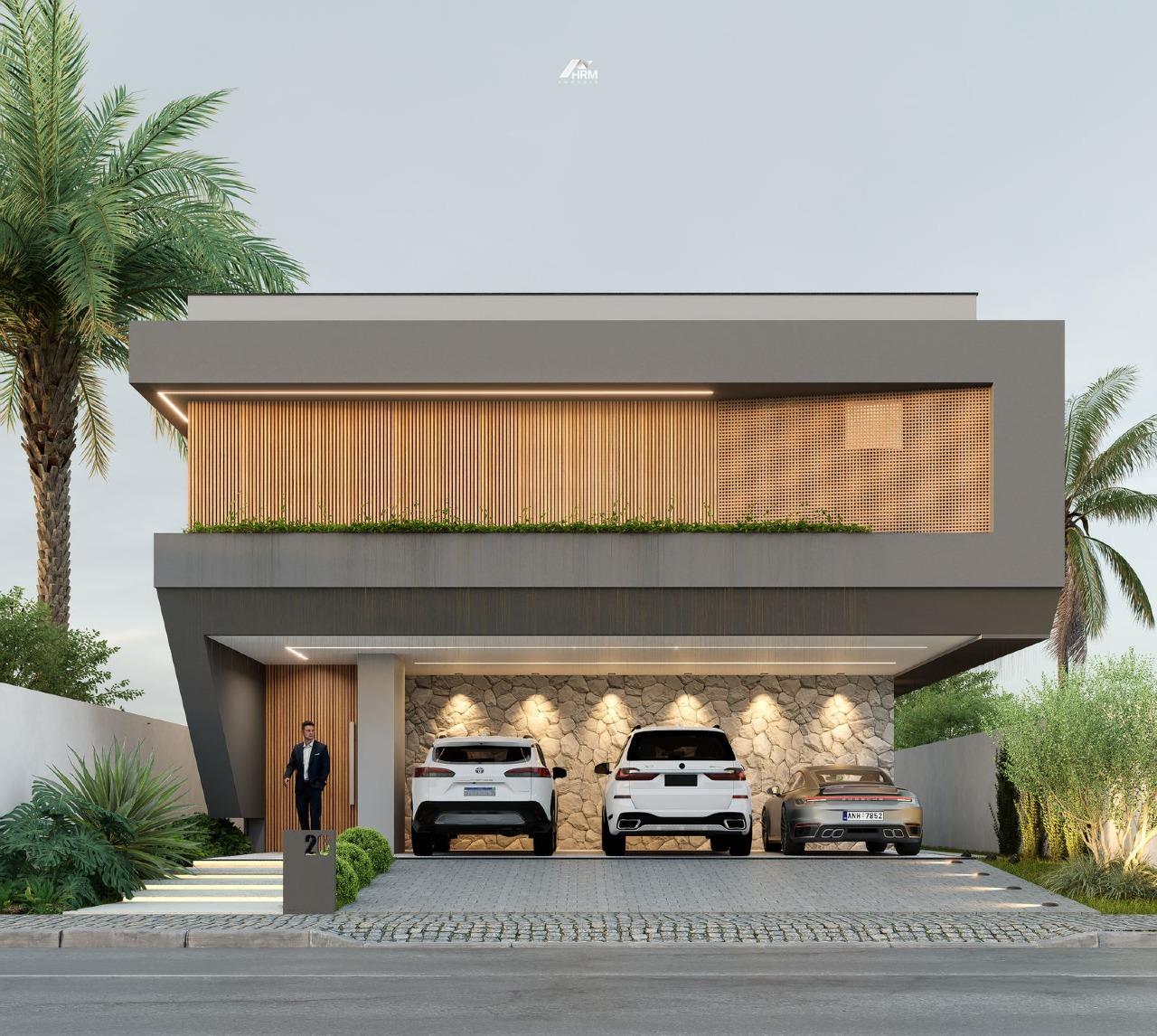 Casa de alto padrão com varanda gourmet, piscina e estrutura completa de lazer com heliponto