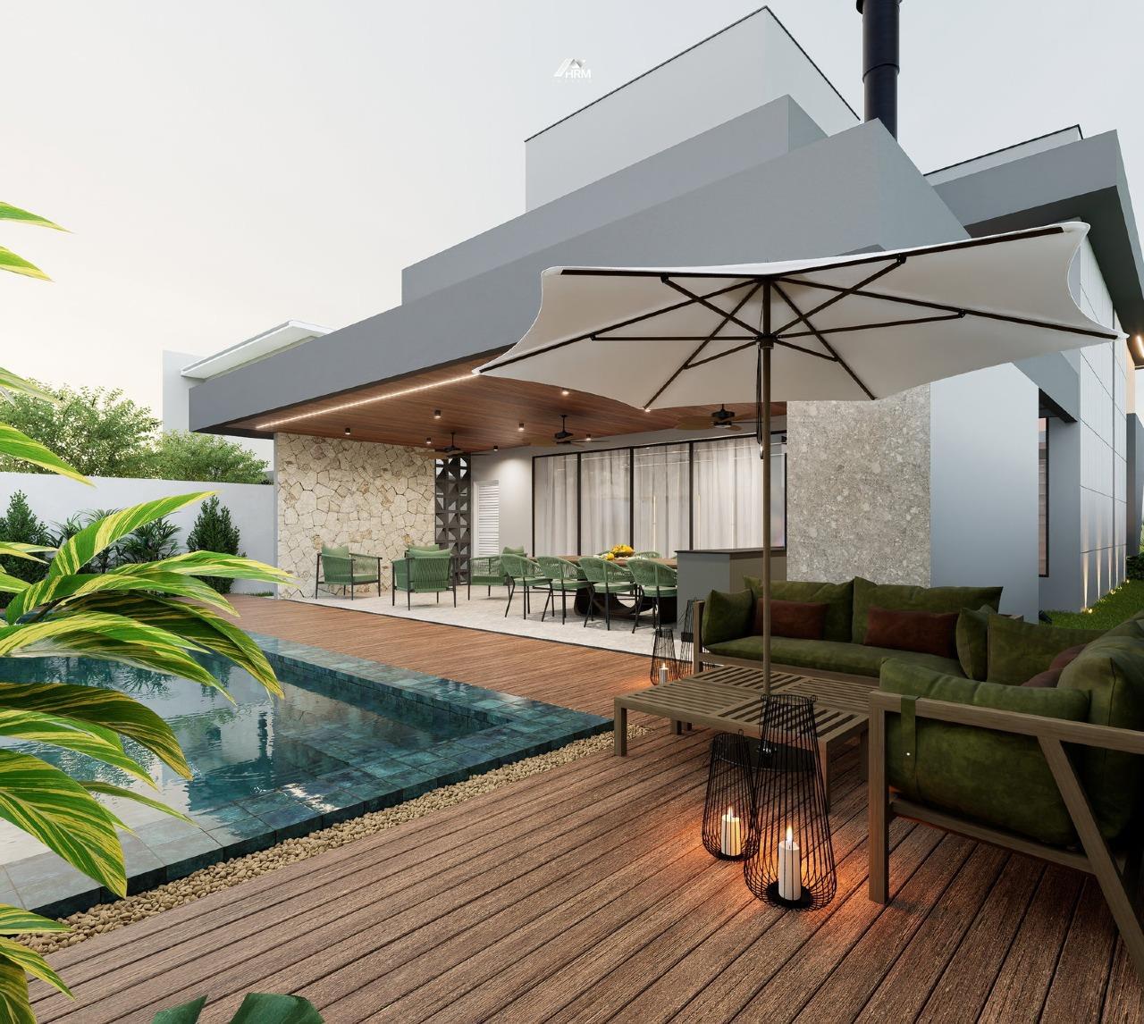 Casa de alto padrão com varanda gourmet, piscina e estrutura completa de lazer com heliponto