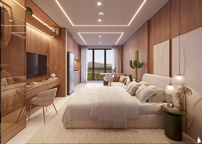 Apartamento com vista panorâmica e lazer completo com spa, piscinas e coworking