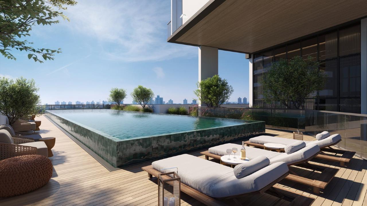 Apartamento Moderno com Rooftop, Piscinas e Lazer Completo Estilo Resort