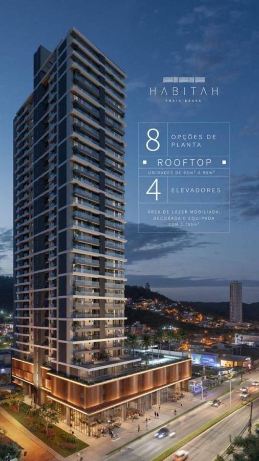 Apartamento a venda na praia brava itajaí-sc para | Praia Brava, Itajaí, Santa Catarina