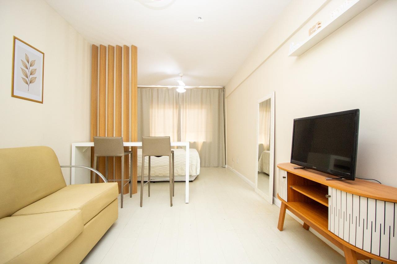 Studio em localização estratégica, excelente investimento para Airbnb.