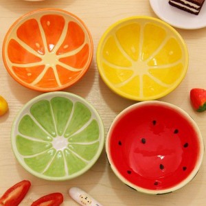 Fruit-colored bowl