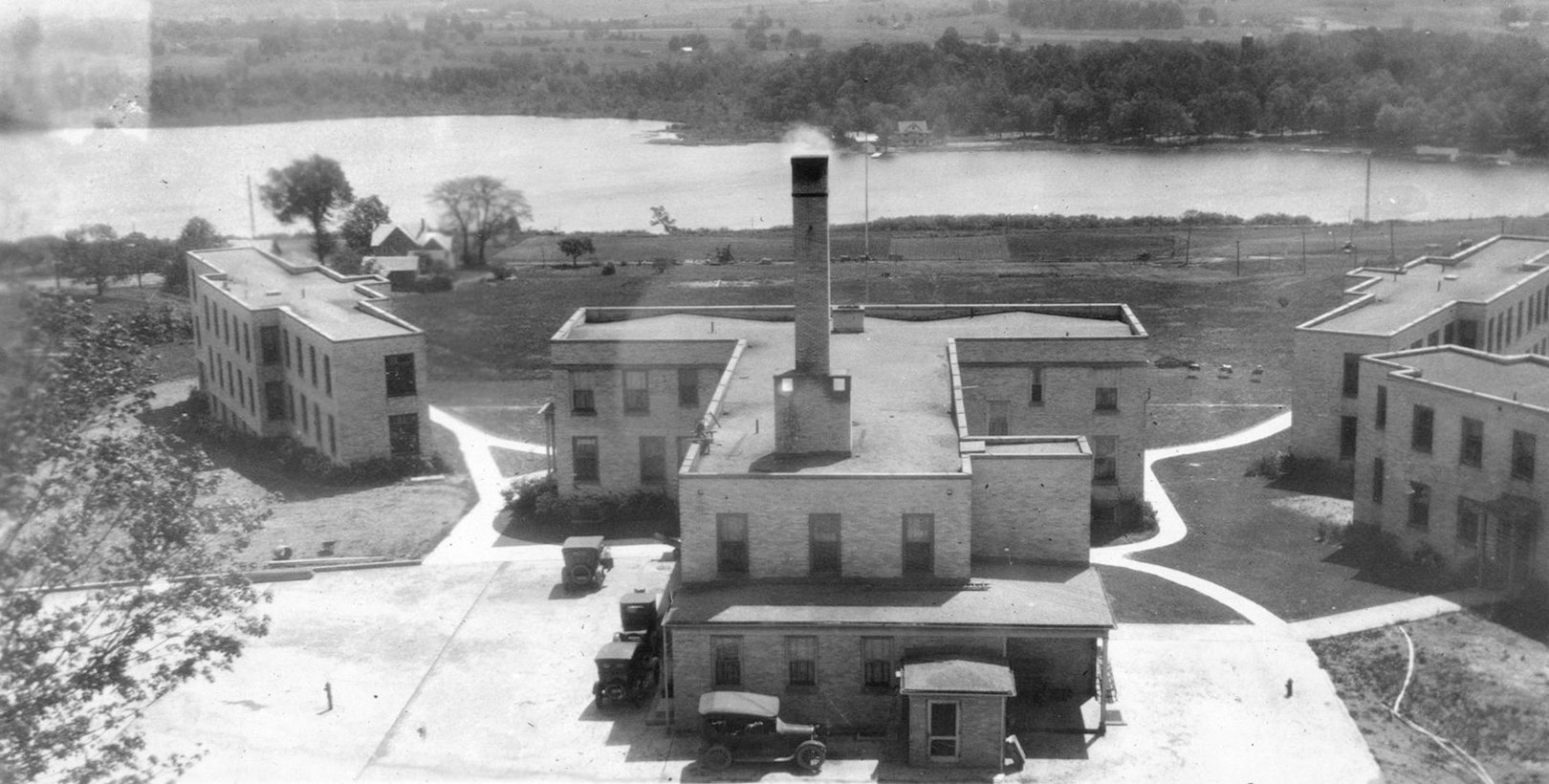 photos of center grounds from the 1930s