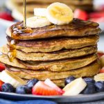 Banana Coconut Flour Pancakes (Dairy & Gluten-Free)