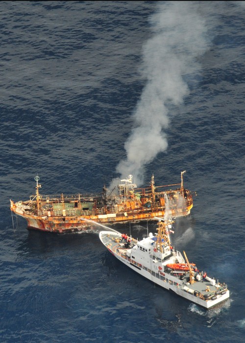 4-5-12 USCG responds to Japanese vessel in Gulf of Alaska
