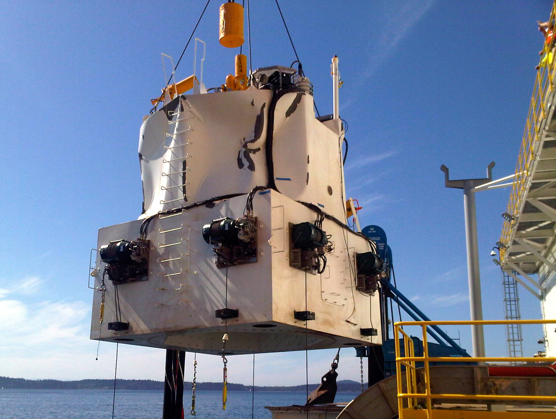 BSEE photo of damaged containment dome on board the Arctic Challenger in Sept. 2012 BSEE photo of damaged containment dome on board the Arctic Challenger in Sept. 2012